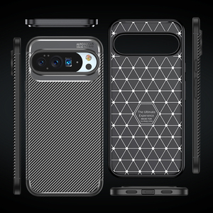 Beetle for <strong>Google</strong> Pixel 10 Pro XL Case Carbon <strong>Fiber</strong> Texture Airbag Shock Absorption Phone Case for Pixel 10 Pro 9A 9 Pro XL 8A 8 - Product Image 6