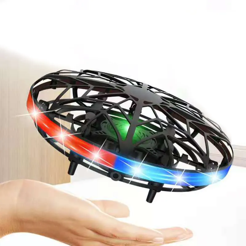 Christmas Mini UFO Drone Anti-collision Flying Helicopter Magic Hand UFO Ball Aircraft Sensing Induction mini dron