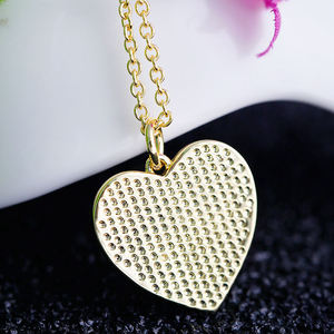 Collar de Cadena con Eslabones de Corazón de Acero Inoxidable Chapado en Oro de 18k, Moderno y Elegante, Certificado, <span class=keywords><strong>para</strong></span> Parejas, Regalo de Aniversario - Product Image 5