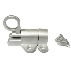 Serrure à goupille automatique à ressort en alliage d'aluminium solide boulon de porte à battant coulissant pour cuisine en bois appartement hôpital - Product Image 3