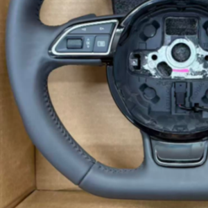 Volant en cuir pour Audi RS3 RS4 RS5 S3 S4 S5 S6 <span class=keywords><strong>RS6</strong></span> RS7 A3 A4 A5 Q3 Q5 A6 A7 R8 TT S7 - Product Image 4