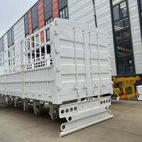 Semi-remorque plateau Huiteng 3 essieux 40 pieds, 40 tonnes, faible poids à vide, pour le transport de conteneurs en Afrique et au Moyen-Orient