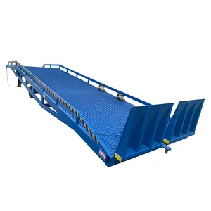 Ltmg 2022 New Type Floating Container Loading Dock Ramp 6t 8t 10t 12t 15t Movable Hydraulic Dock Ramp