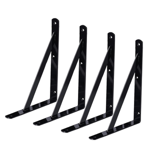 Staffa <span class=keywords><strong>per</strong></span> <span class=keywords><strong>Scaffali</strong></span> Resistente Personalizzata, Supporto Metallico Verniciato a Polvere <span class=keywords><strong>per</strong></span> Scaffalature <span class=keywords><strong>Angolari</strong></span> a Triangolo - Product Image 6