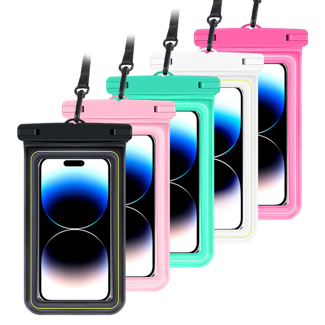 Wowei Floating PVC Mobile Phone ABS Universal Waterproof Phone Pouch Bags Screen Touch Clear Waterproof Bag