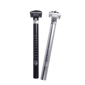 Tige de selle de vélo en alliage d'aluminium, 25.4/27.2/30.8/31.6mm, 190/300/350mm, durable, pour vélo de montagne, de route et pliable - Product Image 5