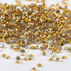 OLeeya Offre Spéciale Résine Strass Vente en gros <span class=keywords><strong>Point</strong></span> Back Pixie Dusts Crystal Beads Strass personnalisés pour Nail Art Décoration - Product Image 3