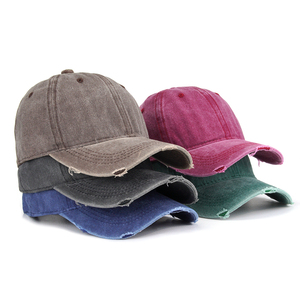 Vendita all'ingrosso Vintage Plain De Hombre 3D ricamo Logo personalizzato in Denim in Denim cappello da papà berretto sportivo all'aperto - Product Image 5