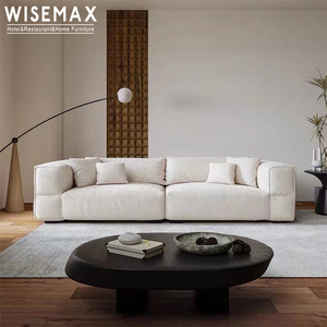 WISEMAX FURNITURE Divano Angolare <span class=keywords><strong>Moderno</strong></span> per Soggiorno in Tessuto Impermeabile Bianco Grande Dimensione 2 3 4 Posti Divano per Coppie - Product Image 2
