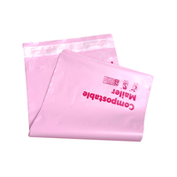 Sacs d'expédition postaux en polyéthylène biodégradable autocollants avec logo personnalisé pour l'envoi