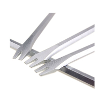 Kekerasan tinggi Cr-V bengkok 2 3mm sekrup kuku Remover penarik Pry bar obeng 6 "inci 150mm batang penghancur alat linggis
