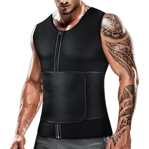 Débardeur de compression pour <span class=keywords><strong>homme</strong></span>, effet sauna et stimulant de transpiration, pour la course, le cyclisme, l'entraînement sportif et la gym - Product Image 1