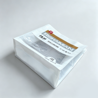 Sachet Doypack Personnalisé pour Nouilles Fraîches avec Fenêtre Transparente, Idéal pour Nouilles Artisanales au Blé, Scellable à Chaud
