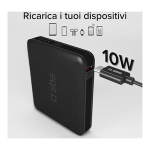 Batterie externe NANOTUBE Noir (Batterie 5000mAh) TEBB5000HDK - Product Image 3