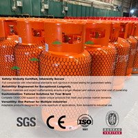 Muestra Gratuita de Cilindros de Gas LPG de Acero de 12.5 kg, Presión de Trabajo para Nigeria |   Níger |   Mercado Africano
