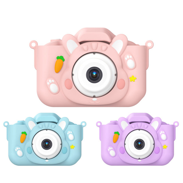 Kids Camcorders Toys Birthday Gift Magic Fun HD Mini Colorful Frames Cartoon Kid Selfie Toy Vlog Digital Video Photo Camera for