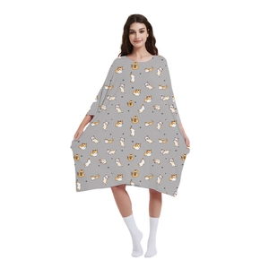 Maglietta da <span class=keywords><strong>notte</strong></span> con motivo personalizzato Eco Friendly taglia unica per tutta la <span class=keywords><strong>notte</strong></span> morbida taglie forti per dormire da donna - Product Image 1