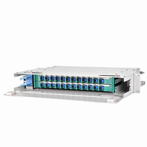 Rack Mount ODF Fiber Distribution Frame 24 Port SC Modular Steel Panel Easy Splicing Tray Compact Patch <b>Cabinet</b> POE GSM 19 Inch - Product Image 5