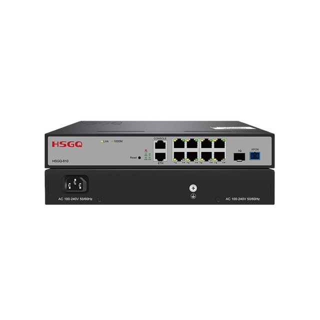 HSGQ-810 Original New 1.25GE MDU Modem GPON ONU 8GE Network Ports EPON XPON MDU ONU ONT Network Equipment