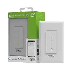 Gosund Tuya WIFI Smart Switch LCD 4 Gang Matter Smart Switch Module fonctionne avec la télécommande domestique Alexa