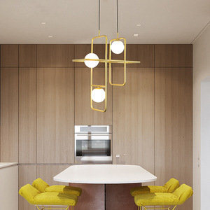 Top Sale Ce Certificate Good Quality <strong>Industrial</strong> <strong>Style</strong> <strong>Ceiling</strong> <strong>Lights</strong> Hanging Lamp Black Modern Glass Ball Pendant <strong>Light</strong> - Product Image 4