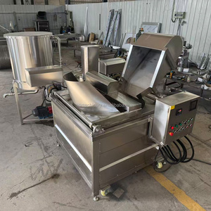 New 220V Electric Gas Heated French Fries Chicken Nuggets <strong>Fryer</strong> Banana <strong>Potato</strong> <strong>Chips</strong> Pork Skin Churros Batch Frying Machine - Product Image 5