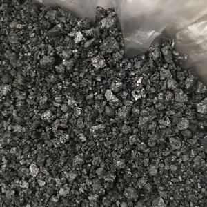 Pasokan pabrik Recarburizer belerang rendah berbagai ukuran grafit Petroleum Coke Semi GPC