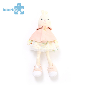 Juguete suave de encargo animal del bebé del nuevo estilo del algodón del diseño de la historieta del conejo barato - Product Image 1