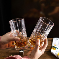 Tasse en verre transparent de 410ml avec couvercle tasse en verre borosilicate verrerie pour lait thé café eau potable