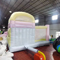 Château gonflable arc-en-ciel gonflable avec toboggan Château gonflable arc-en-ciel en PVC