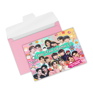 144 pièces/boîte Thaïlande GMMTV CP Pack d'enveloppes de cartes aléatoires GeminiForth WilliamEst Forcebook DAOUOFFROAD Collection Vente en gros - Product Image 3