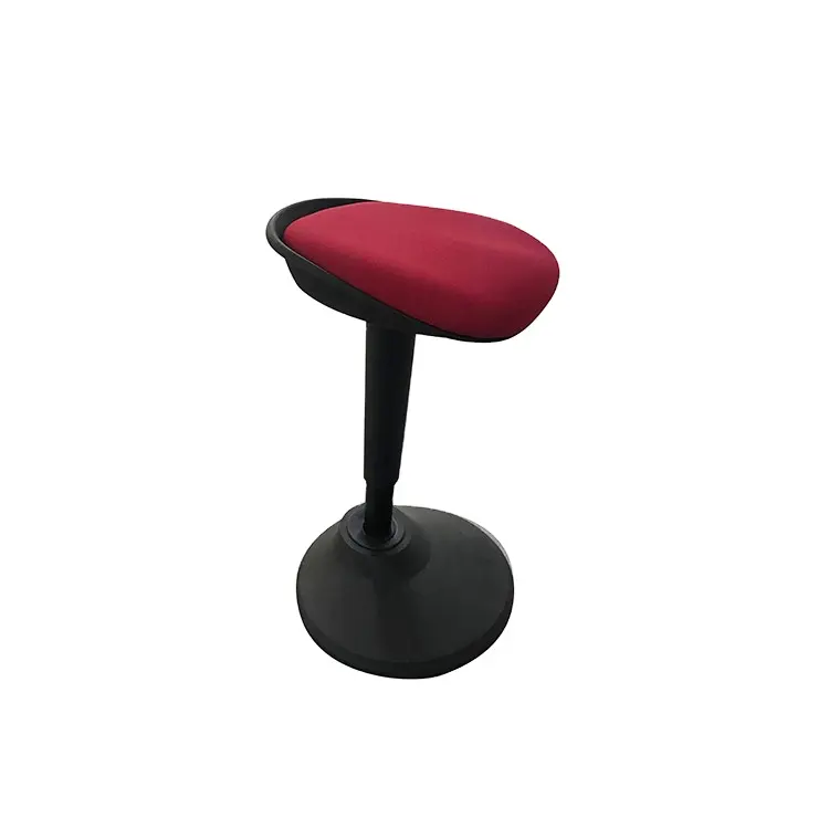 새로운 디자인 레드 높이 조절 인체 공학적 워블 의자 앉아 스탠드 의자 기대어 의자 흔들림 의자