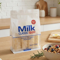 Biscuits au riz au lait coréens délicieux et populaires, sains, faibles en gras, semi-mous, classiques, au goût de lait