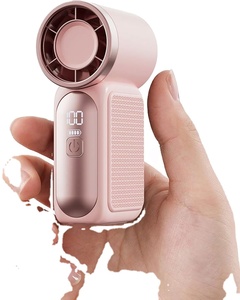 Portable Pocket <b>Mini</b> <b>Fan</b>, 100g Lightweight Turbo <b>Fan</b> with 100 Speeds, <b>USB</b> Rechargeable for Travel Outdoor Use - Product Image 1
