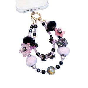 Chaîne <span class=keywords><strong>de</strong></span> <span class=keywords><strong>téléphone</strong></span> portable en cristal, chaîne à perles haut <span class=keywords><strong>de</strong></span> gamme, porte-clés <span class=keywords><strong>personnalisable</strong></span>, pendentif, chaîne à clip arrière, <span class=keywords><strong>bijoux</strong></span> pour femmes - Product Image 5