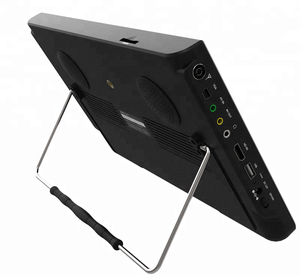 12 inch xách tay mini màu kỹ thuậ<span class=keywords><strong>t</strong></span> số Analog LED TV <span class=keywords><strong>DVB</strong></span>-<span class=keywords><strong>T</strong></span> <span class=keywords><strong>DVB</strong></span>-T2 có thể sạc lại máy nghe nhạc truyền hình TFT-LED Màn hình ATSC - Product Image 4