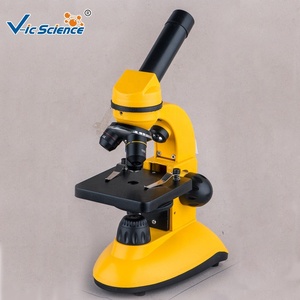 Kính Hiển Vi Chuyên Nghiệp Ống Kính Phòng Thí Nghiệm 10x 100x 400X Kính Hiển Vi Trẻ Em Bằng Nhựa Quang Học - Product Image 4