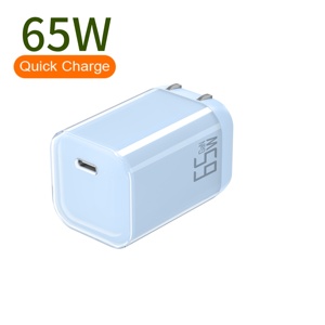Chargeur rapide GaN PD 65W multicolore 2026, design pliable, prises USJP Type-C, charge rapide durable pour appareils mobiles - Product Image 3