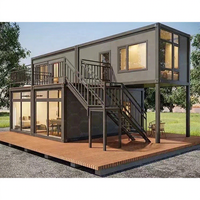 Maison conteneur pliable 20ft 40ft, vente directe usine, avec panneaux sandwich en acier, écologique, portable, pour bureau et habitation