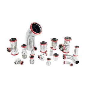 <span class=keywords><strong>Coude</strong></span> à 90 degrés fileté en acier au carbone Q235 EN10305-3, galvanisé, populaire en Chine - Product Image 6