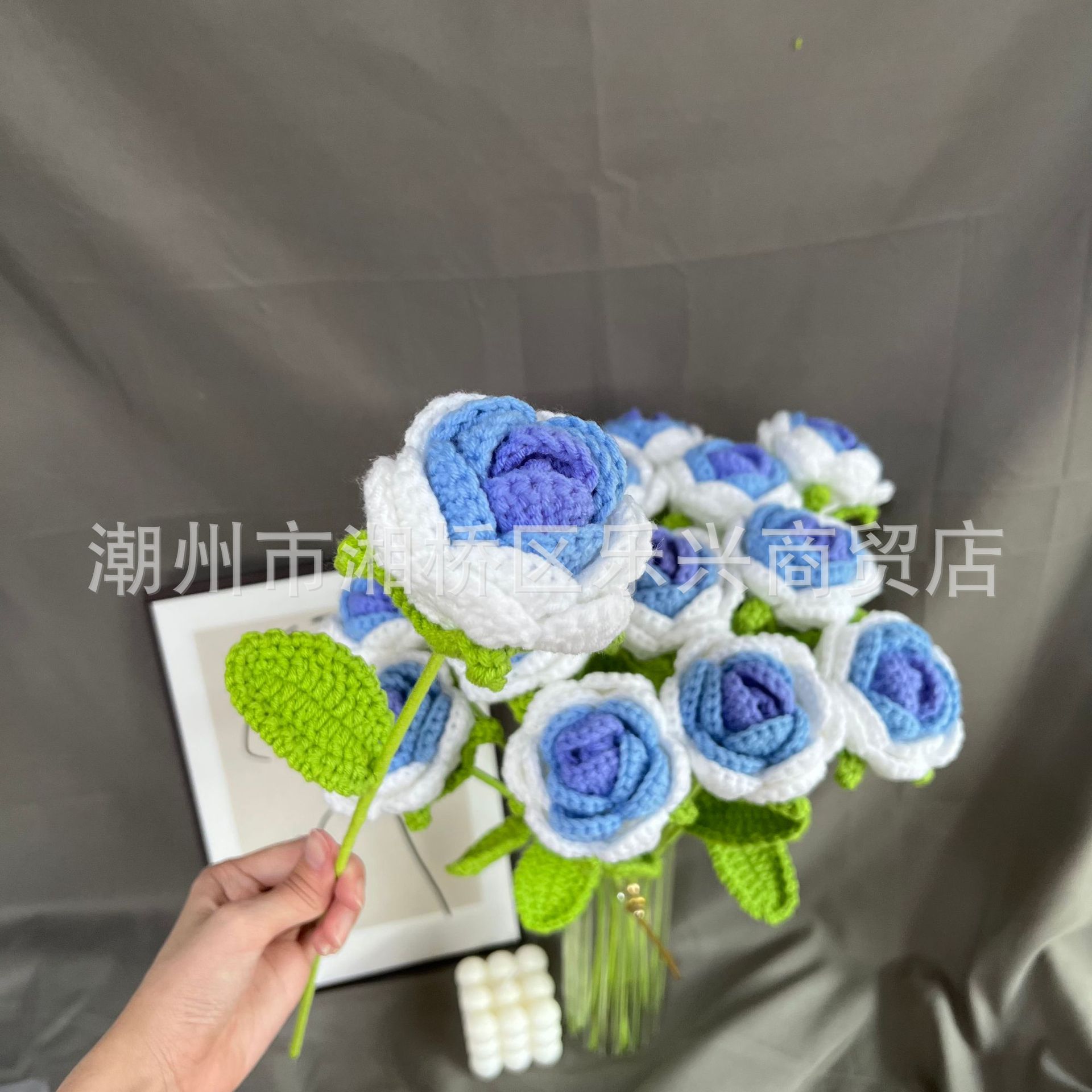 Rose gradient blue