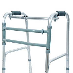 Aluminum Alloy Walking <b>Frame</b> Height Adjustable Anti-Slip Lightweight Foldable <b>Walker</b> For Rehabilitation Support - Product Image 3