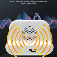 Réveil intelligent N2 AI avec assistant vocal pour enfants, chat AI, minuteur, compte à rebours, prévisions météo, encyclopédie, questions et réponses, lecteur MP3