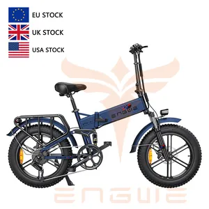 ENGINE PRO Mountain Electric Bicycle 750W Boys Electric Folding Bike 48V 16Ah Lithium Battery Foldable Electric Bicycle