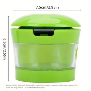 Multi-function Manual Stainless Steel Garlic Press Plastic Garlic <b>Chopper</b> Sustainable Easy Clean Cutting Cooking <b>Vegetable</b> Tools - Product Image 6