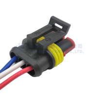 0090-345 Connecteur automobile électrique scellé prise automatique étanche avec bornes et joints 282087-1 282105