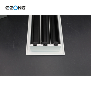 Hvac nhôm + ABS vật liệu nhựa lớn có thể điều chỉnh không khí cung cấp khe cắm khuếch tán không khí Vent Trần nướng tường thông gió - Product Image 4