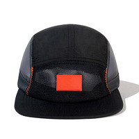 FF1228 été maille léger 5 panneau casquette de Baseball randonnée Camping pêche course soleil chapeau imperméable Nylon 5 panneau chapeau