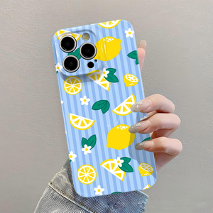 <span class=keywords><strong>Coque</strong></span> de téléphone rigide en PC avec motif fleur de <span class=keywords><strong>citron</strong></span> et impression photo pour <span class=keywords><strong>iPhone</strong></span> 8 X Xr Xs <span class=keywords><strong>11</strong></span> 12 13 14 15 16 17 Pro Max - Product Image 4
