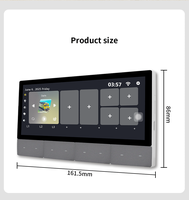 Interrupteur mural tactile Anjielo Smart avec écran IPS de 6 pouces, en aluminium et PC, avec Zigbee pour le contrôle Wi-Fi